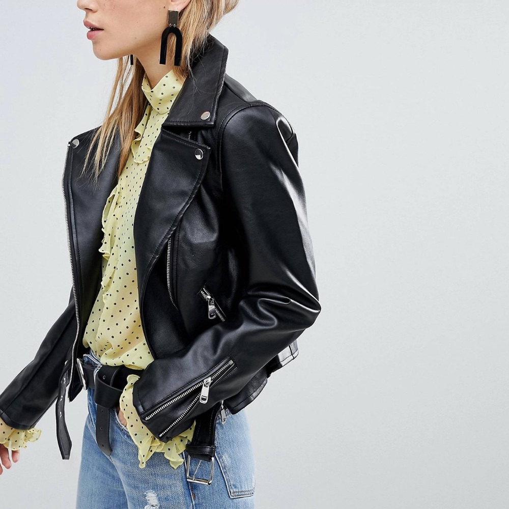 Super cute biker jacket!